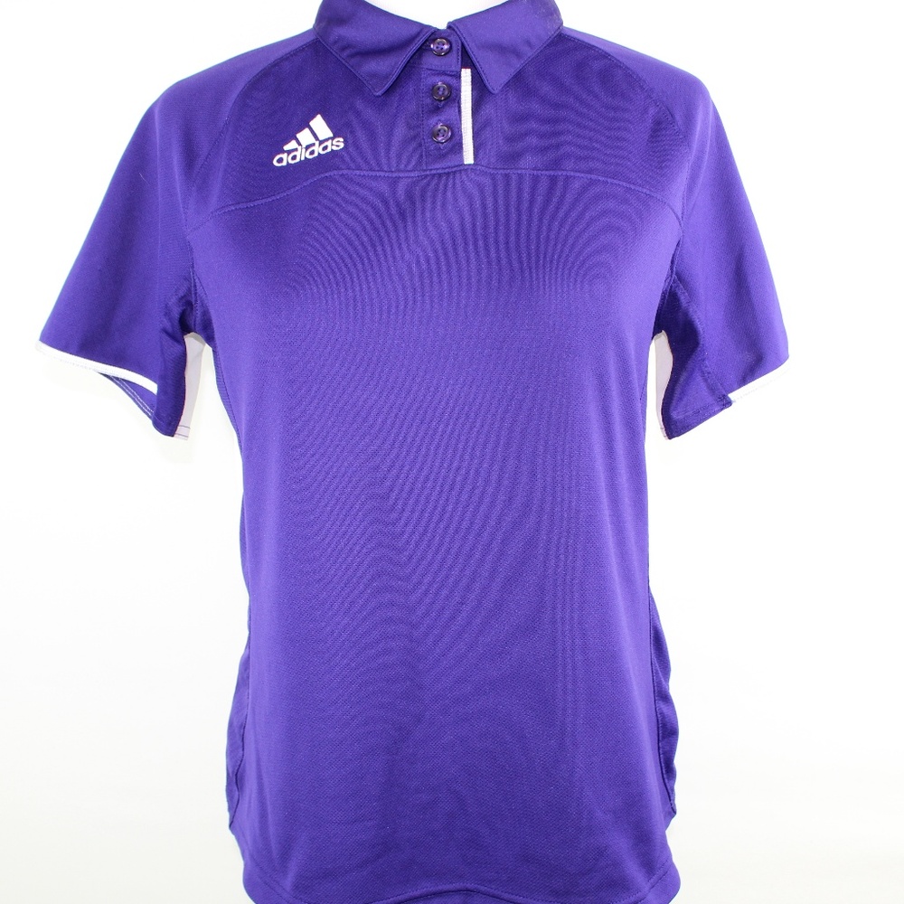 Adidas Climalite Women T Shirt Top Size M Purple